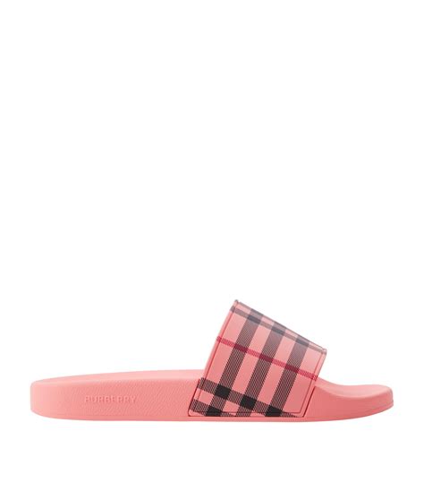 burberry pink slides